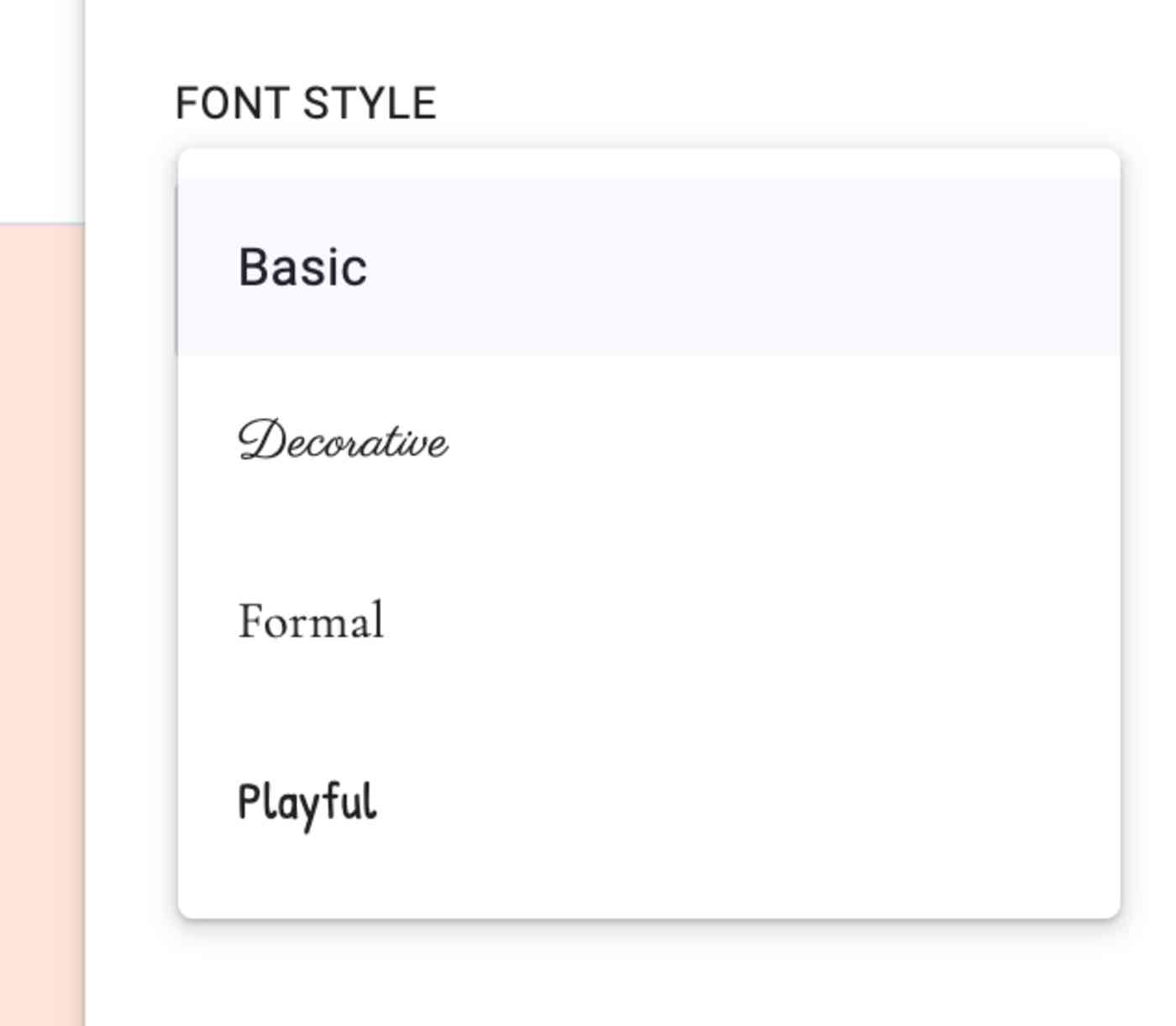 customize-google-forms-header-image-11-adjust-font The four font choices