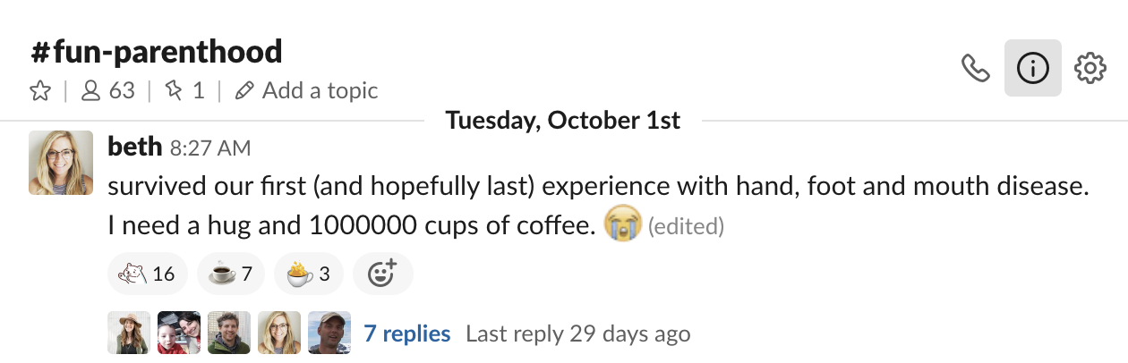 Good to know your co-workers have your back