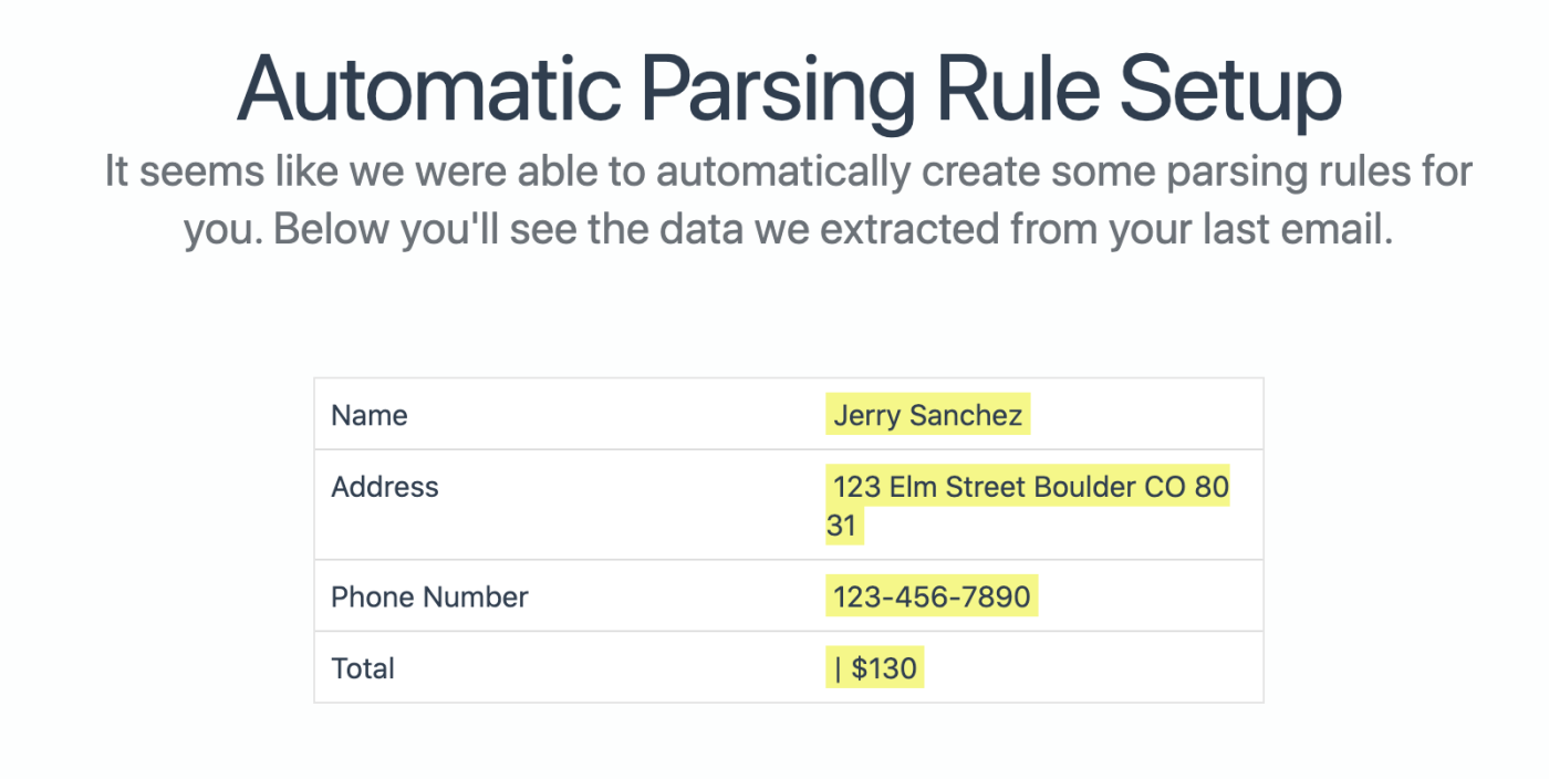Mailparser, our pick for the best email parser for quickly setting up powerful rules