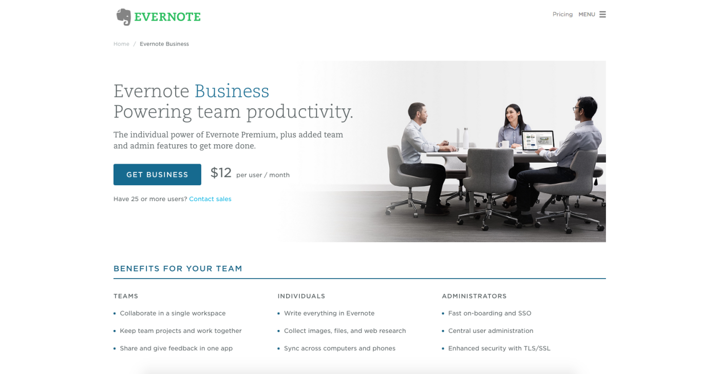 Evernote Business for Nonprofits