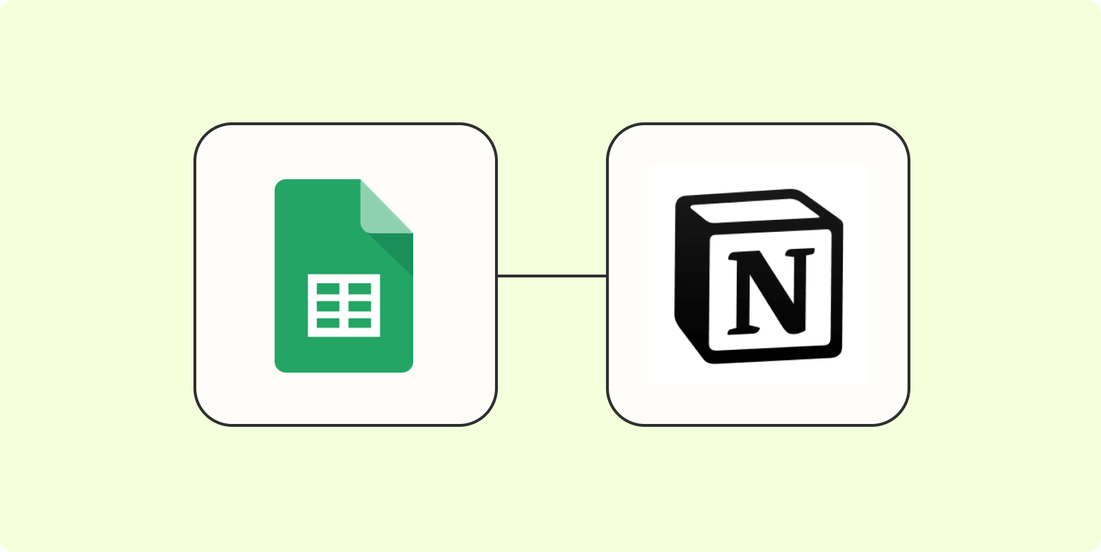 Jak połączyć Google Sheets z Notion