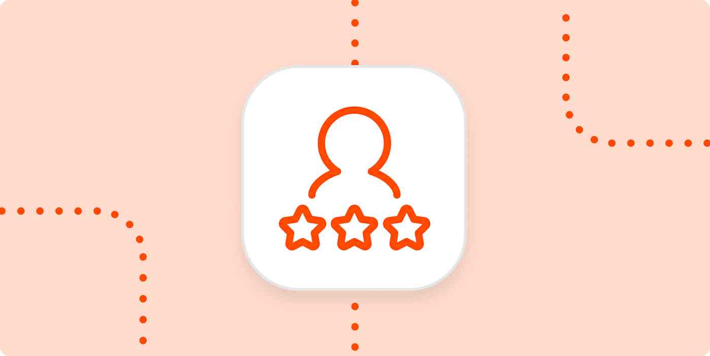 Hero image icon of a person with three stars underneath