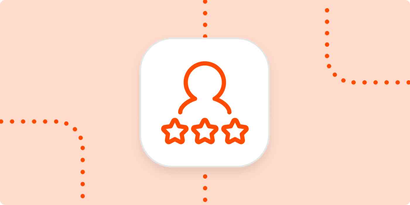 Hero image icon of a person with three stars underneath