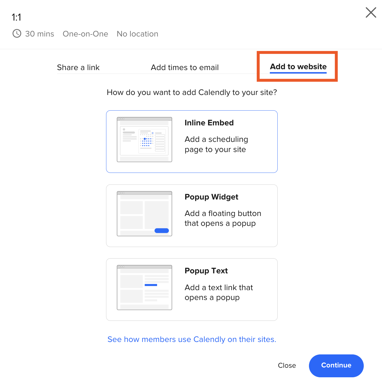 How to embed a Calendly scheduling page to your website.