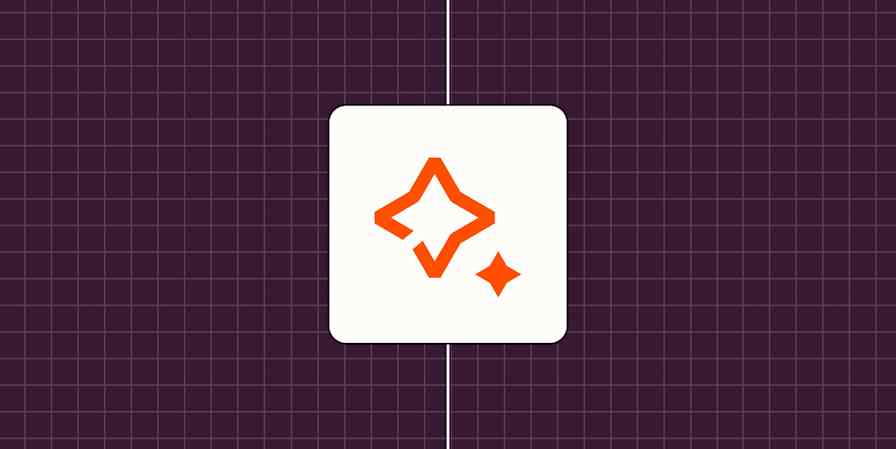 Hero image with an icon representing agentic AI