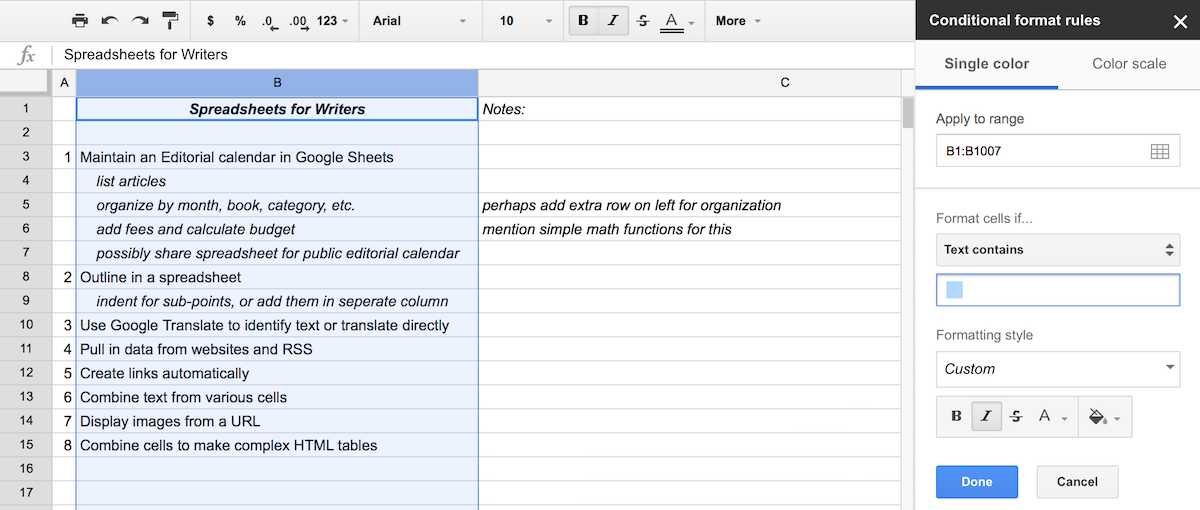 Write Faster With Spreadsheets | Zapier