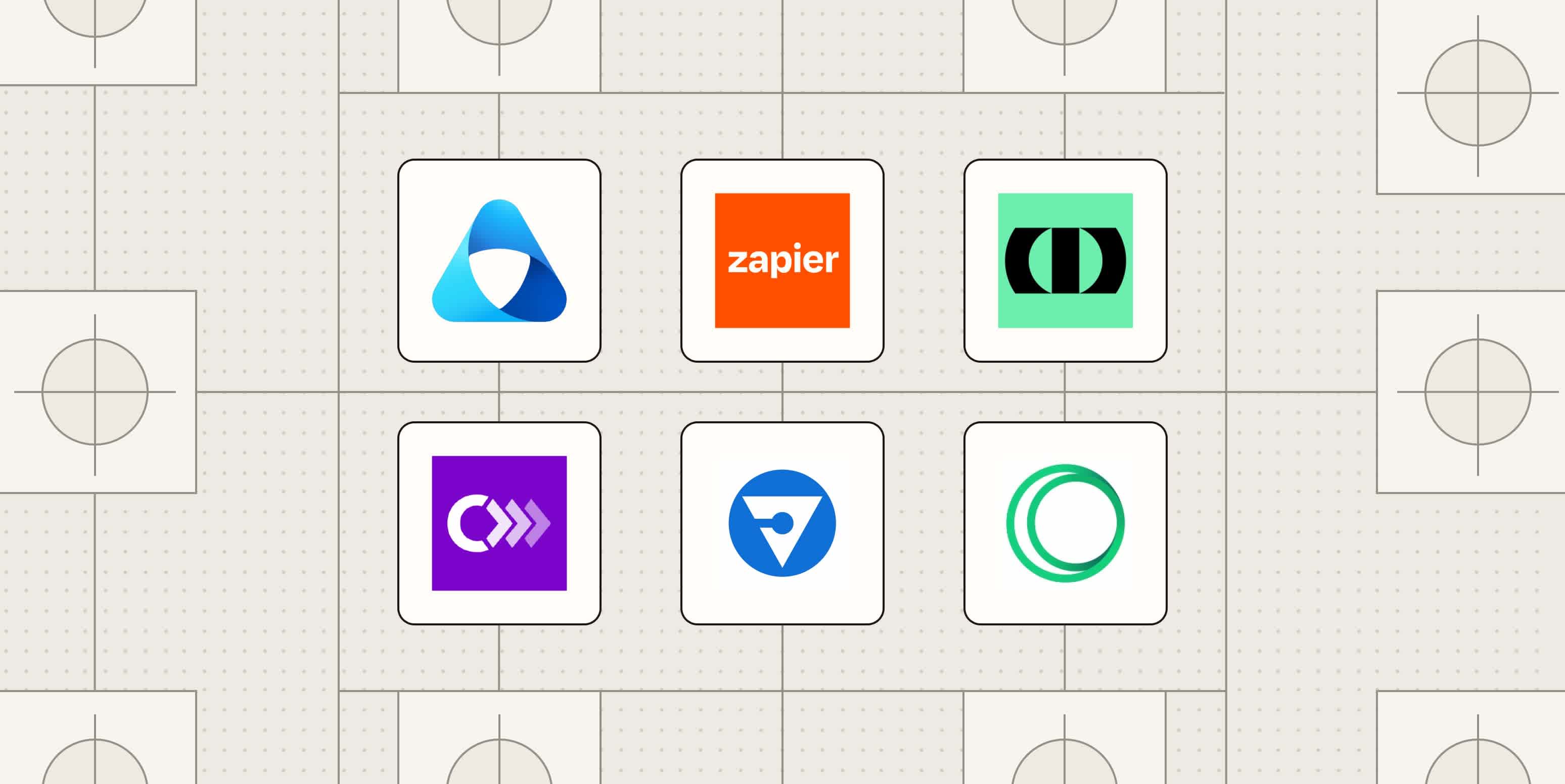 Hero image with the logos of the best AI governance tools