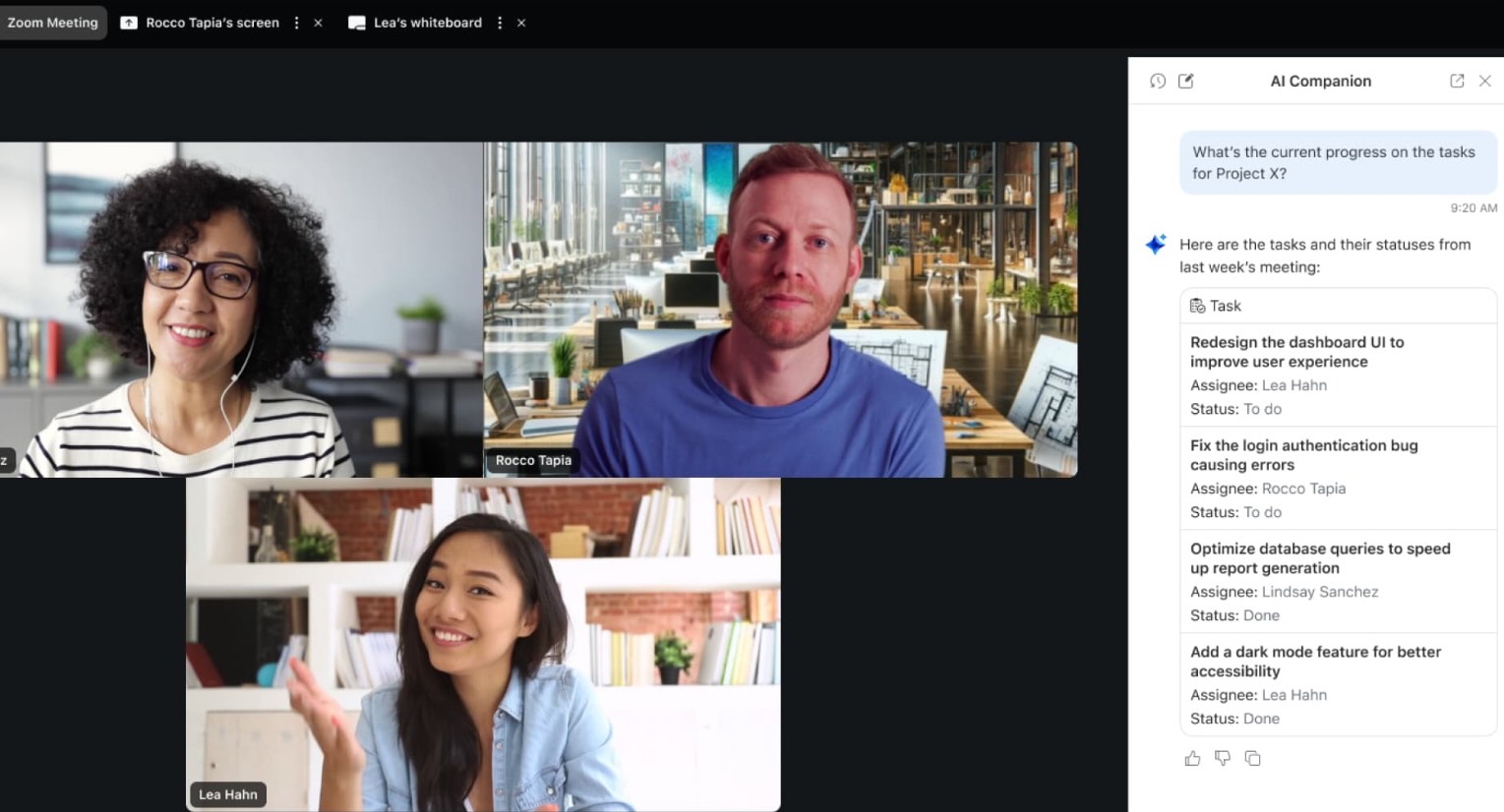 The Zoom AI Companion