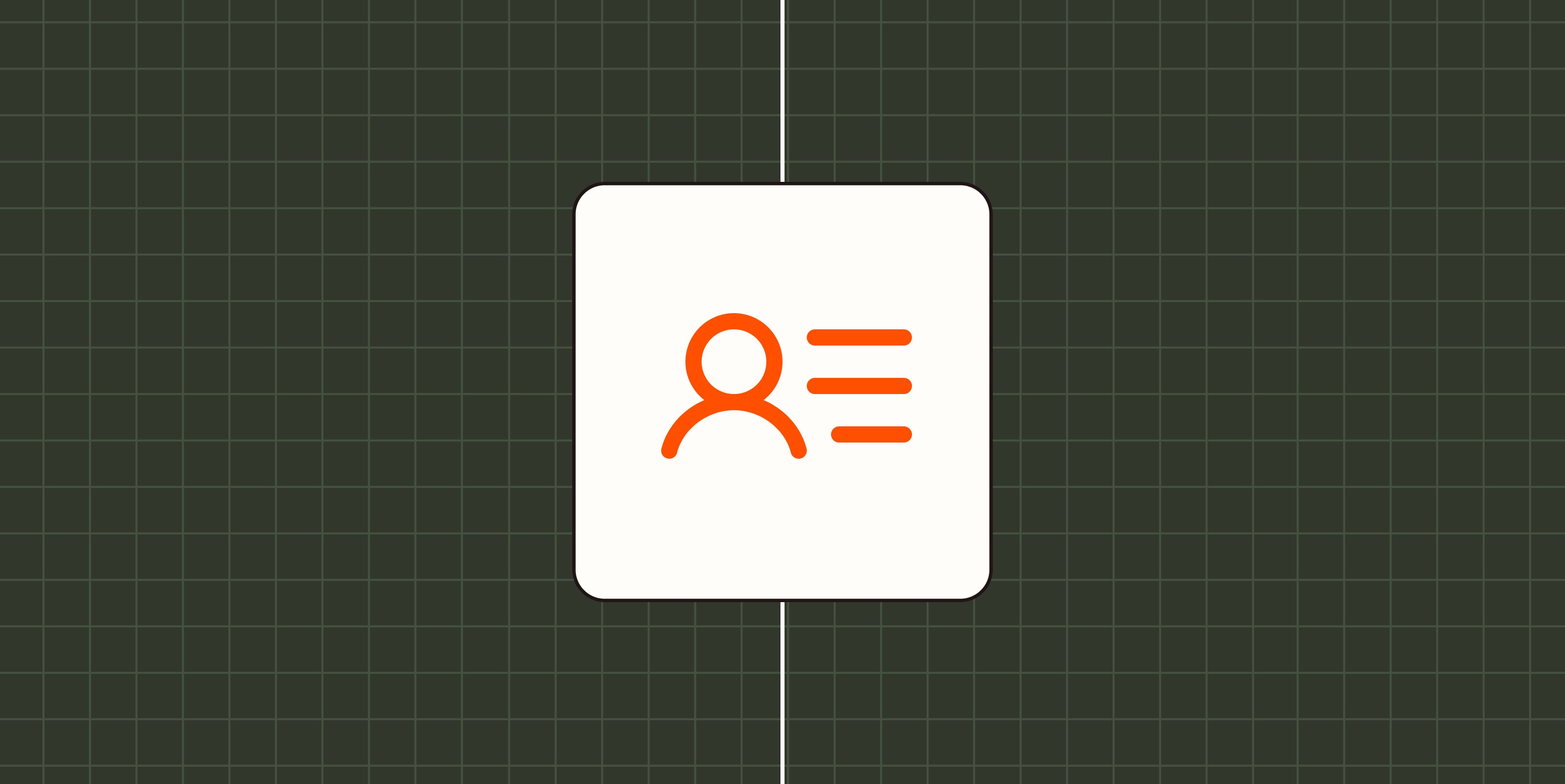 Hero image with a logo representing customer data