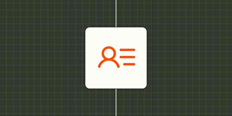 Hero image with a logo representing customer data