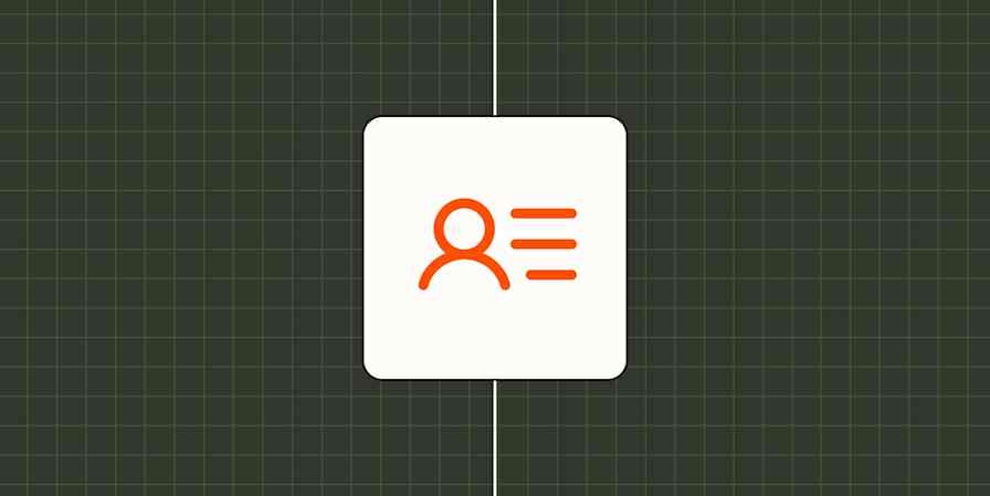 Hero image with a logo representing customer data