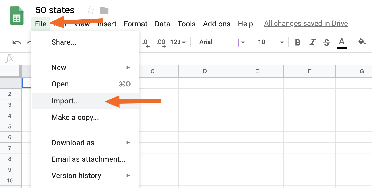 How To Import Data Into Google Sheets