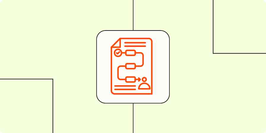 Hero image with an icon representing customer journey mapping
