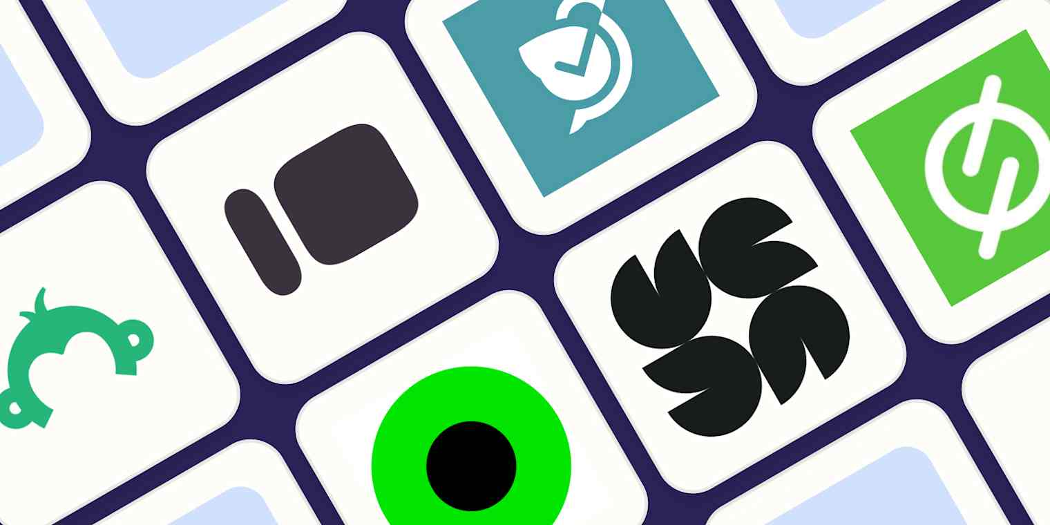 Hero image with the logos of the best survey apps