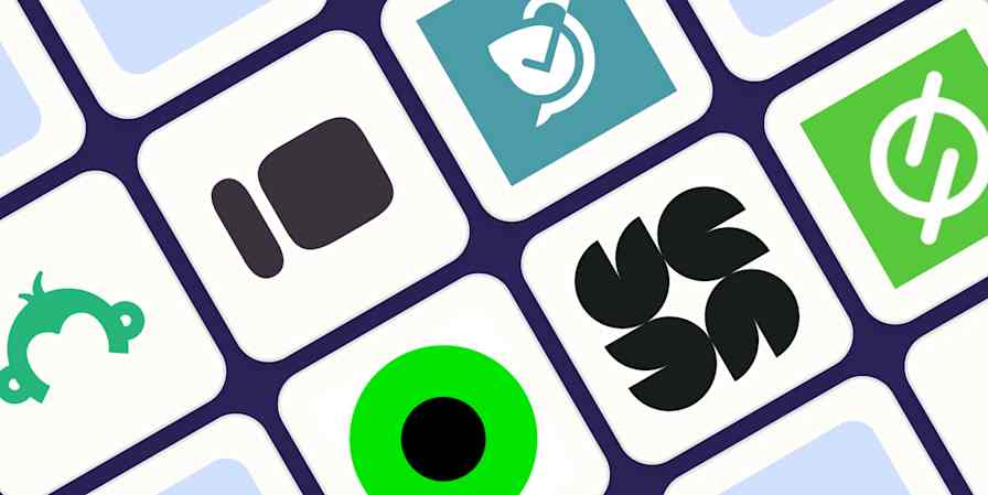 Hero image with the logos of the best survey apps