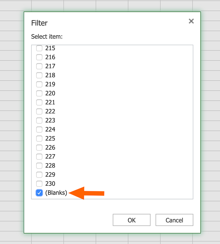 How to Remove Blank Rows in Excel Online