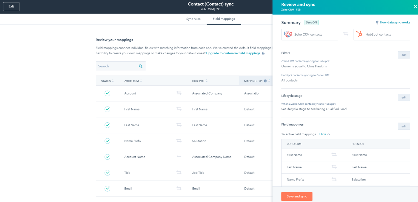 A screenshot of HubSpot, our pick for the best free CRM software for integrations