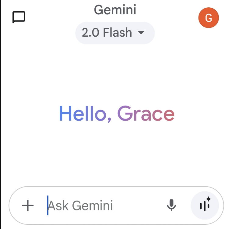 Ways to chat with Gemini in the Gemini mobile app for Android devices.