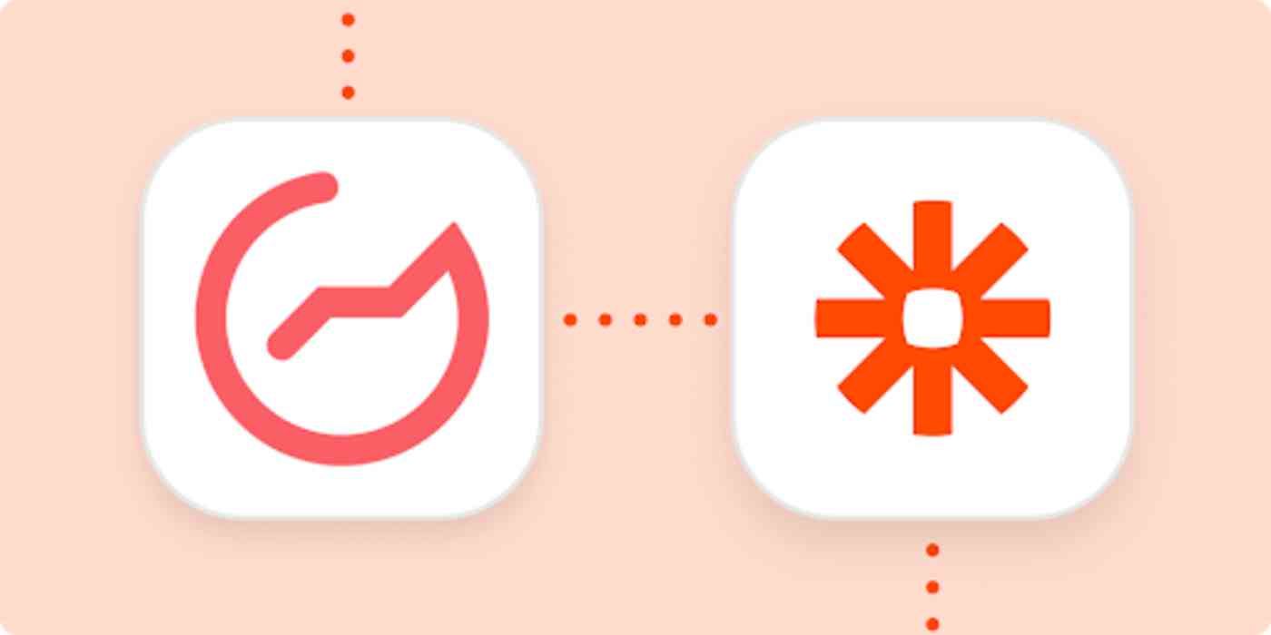 Hero image with logos of Outgrow and Zapier connected by dots