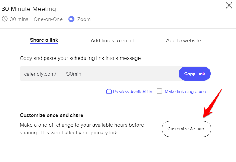How to share your Calendly link Zapier
