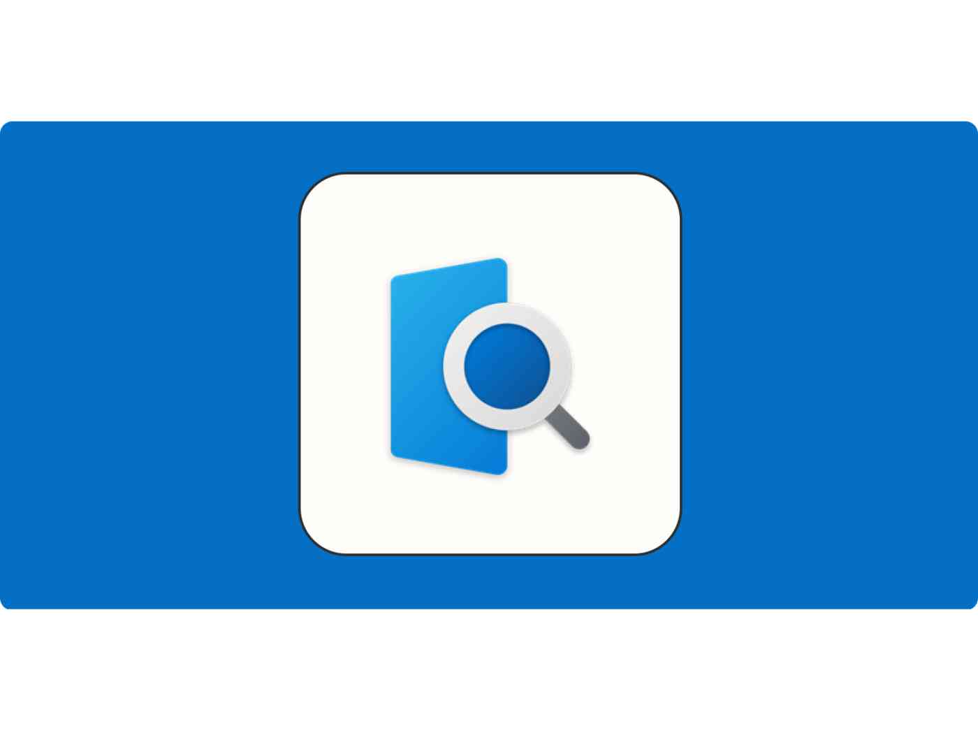 A hero image with the QuickLook logo on a blue background