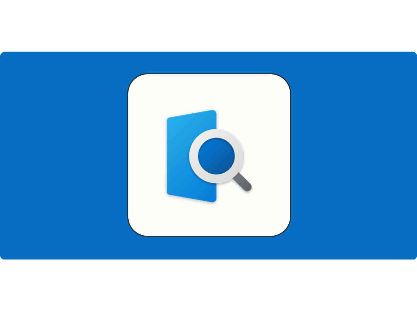 A hero image with the QuickLook logo on a blue background