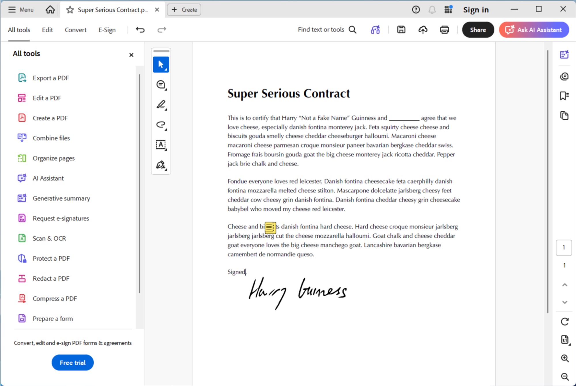 Adobe Sign, one of the best DocuSign alternatives