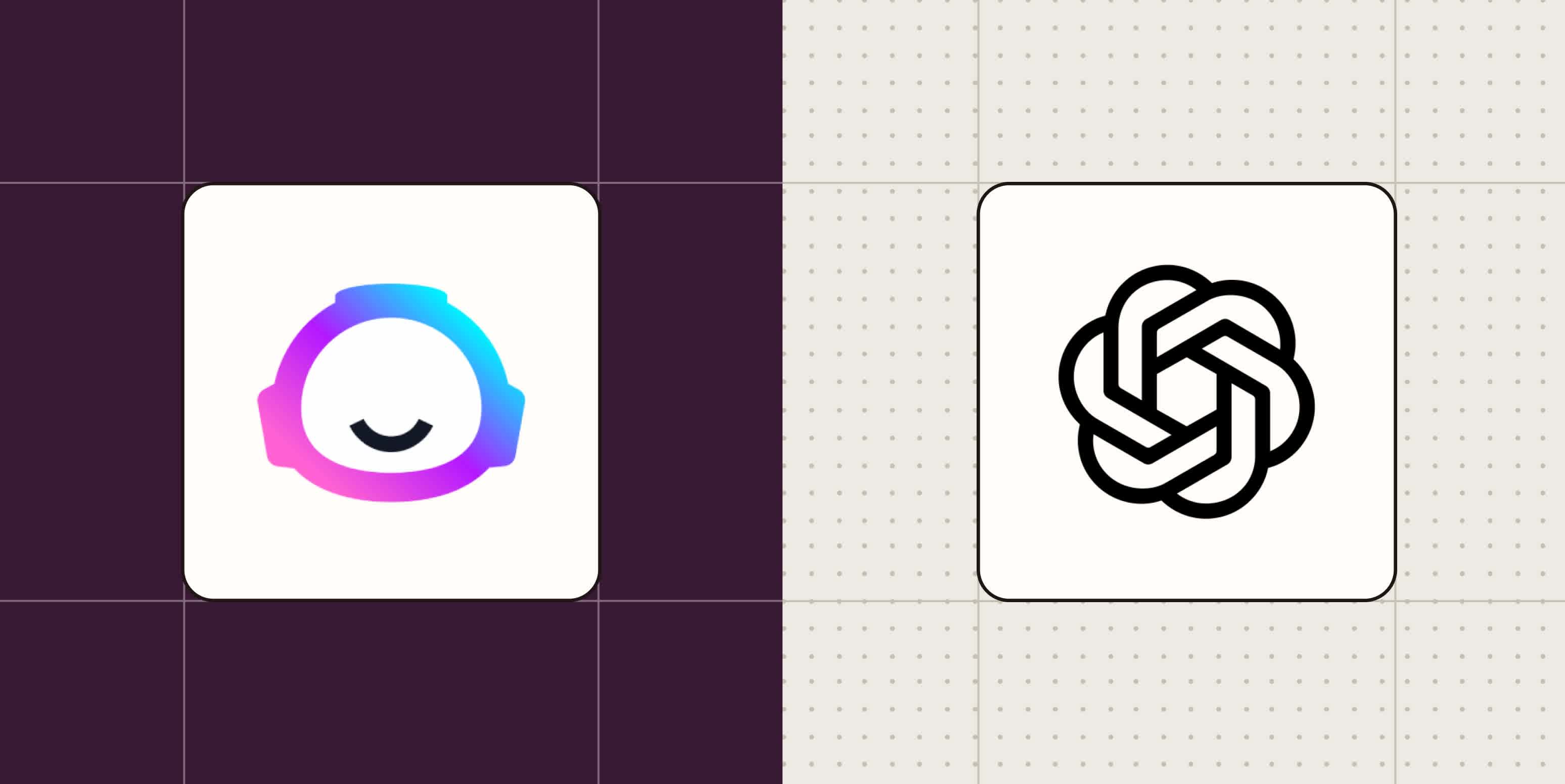 Hero image with the logos of Jasper and ChatGPT