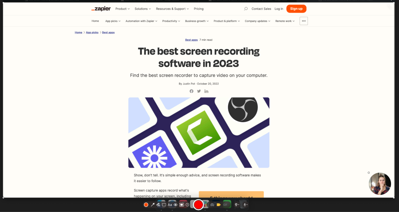 Super Screen Capture/Recorder - Free Video Screen Recording