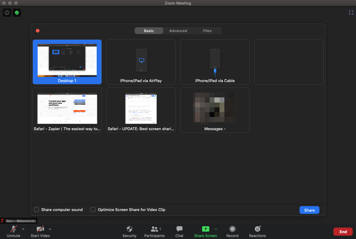 is there a free screen sharing software for mac