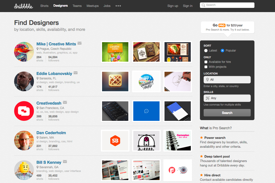 Dribbble