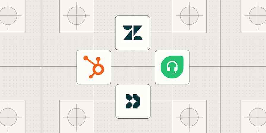 Hero image with the logos of the best Intercom alternatives