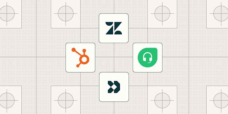 Hero image with the logos of the best Intercom alternatives