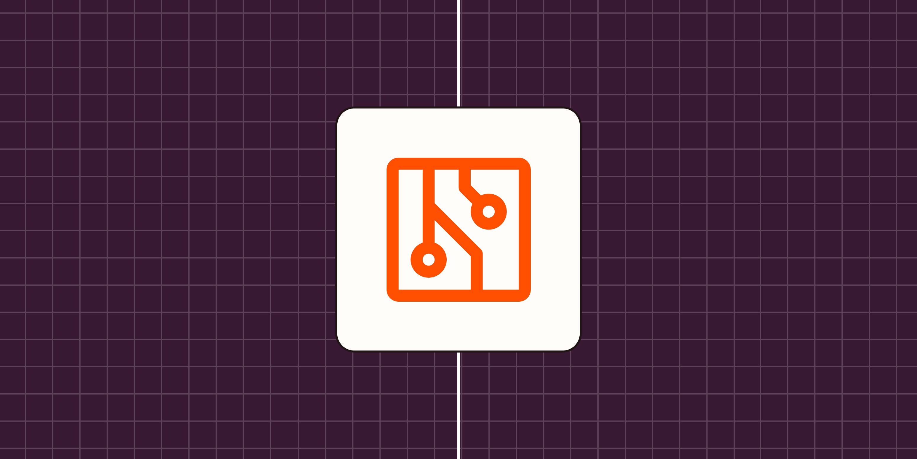 Hero image with an icon that represents AI systems
