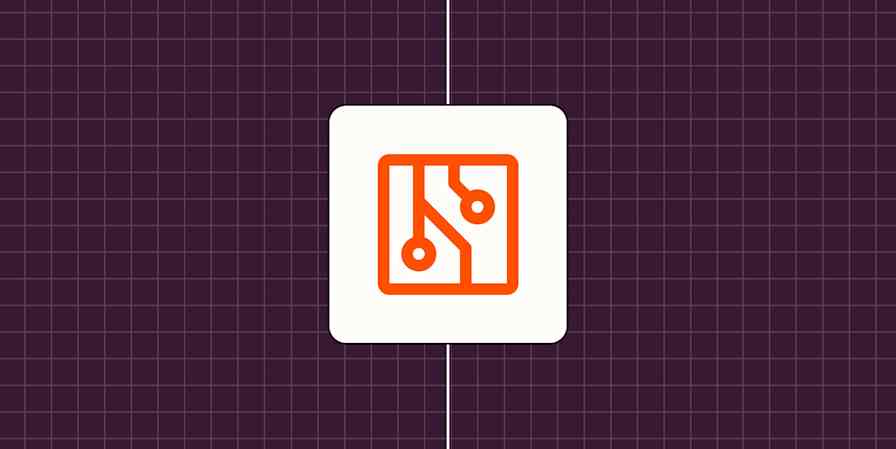 Hero image with an icon that represents AI systems