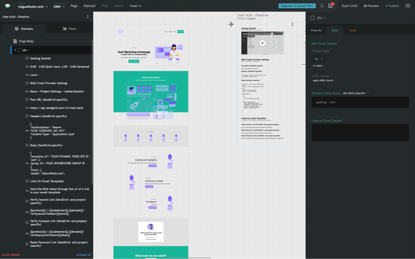 Bildr, our pick for the best no-code app builder for flexibility