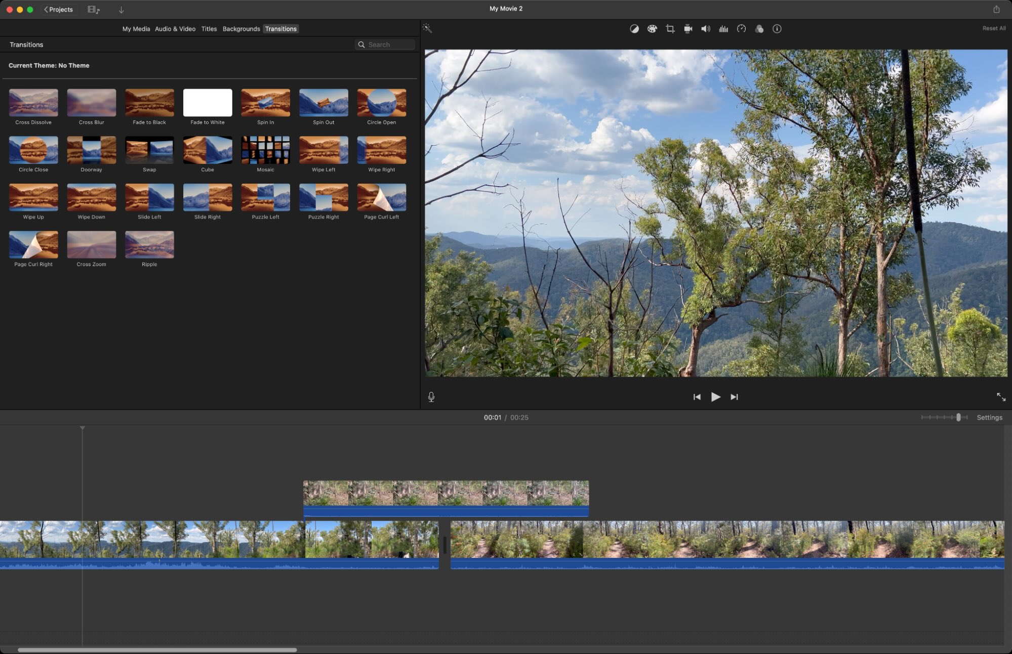 iMovie, our pick for the best simple and free video editing app for Mac users