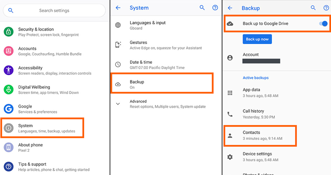 How to Back Up Your Contacts to Google Contacts