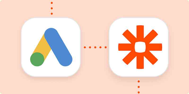 00-google-ads-zapier The logos for Google Ads and Zapier