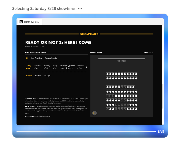 ChatGPT waiting for confirmation from the user