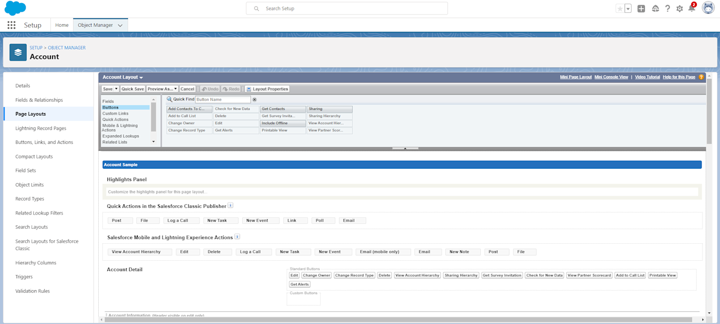 A screenshot of Salesforce Sales Cloud, our pick for the best customizable CRM