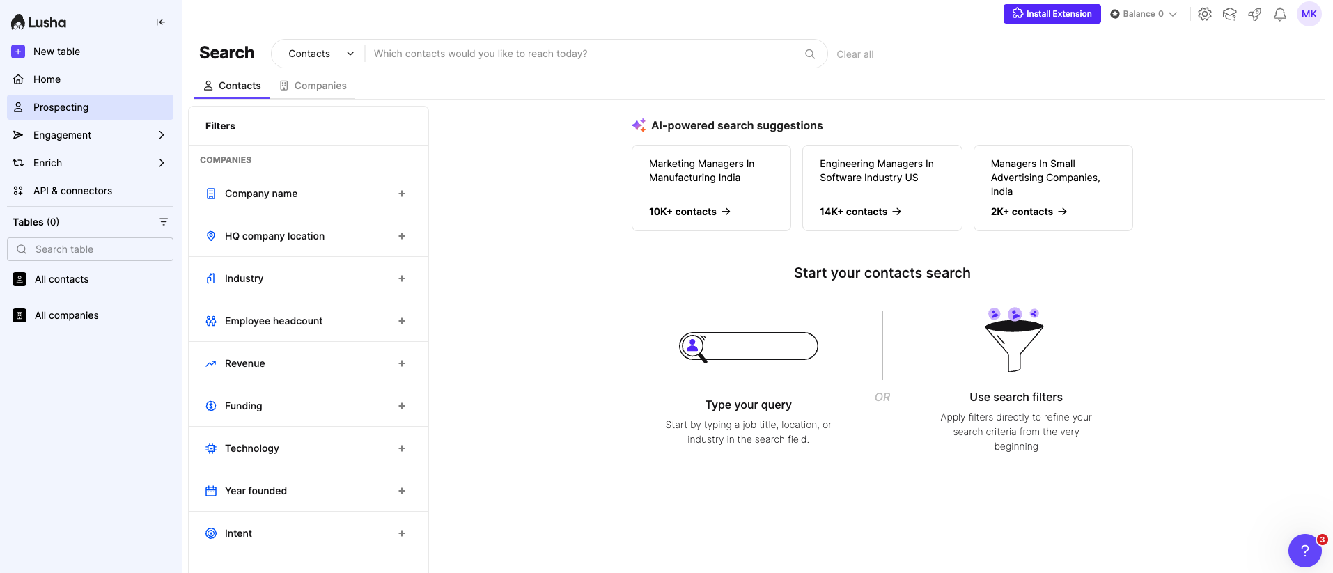 Lusha, our pick for the best data enrichment tool for Chrome