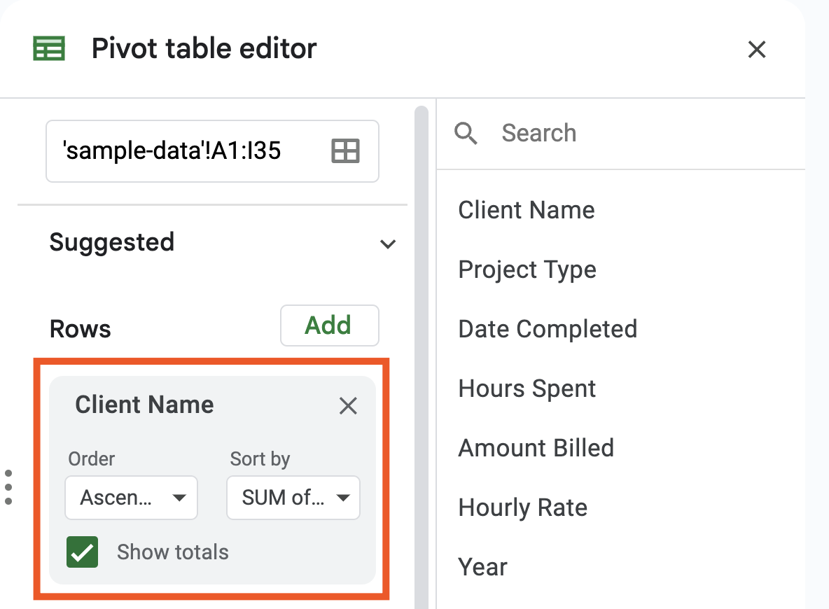 Use Pivot Tables In Google Sheets