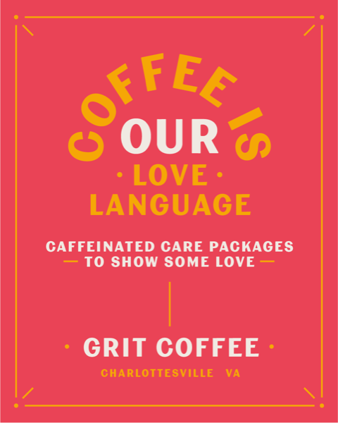 Coffee is our love language marketing asset
