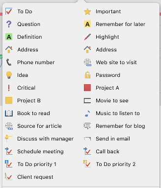 OneNote Tutorial: OneNote tags