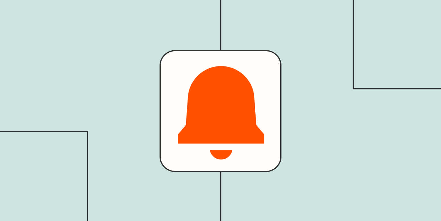 A bell icon