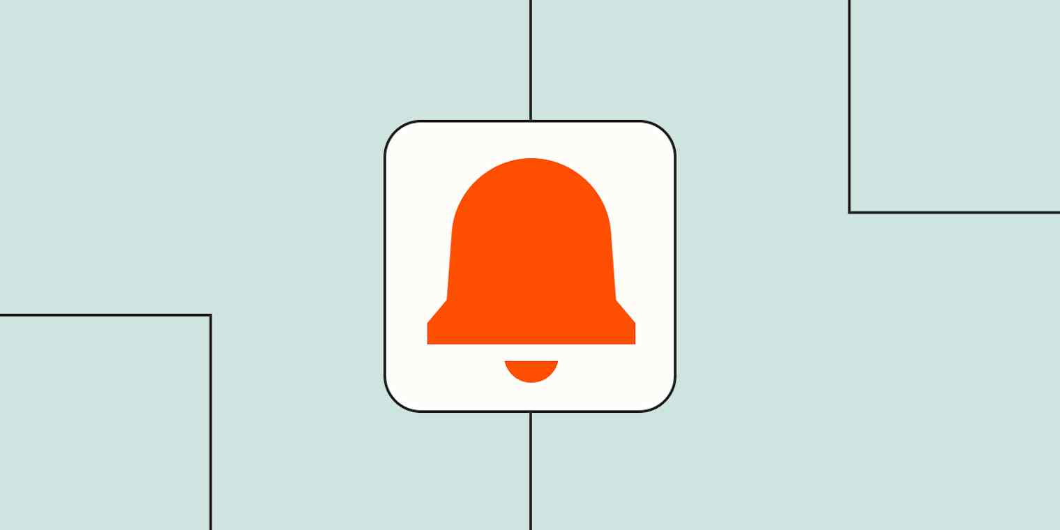 A bell icon