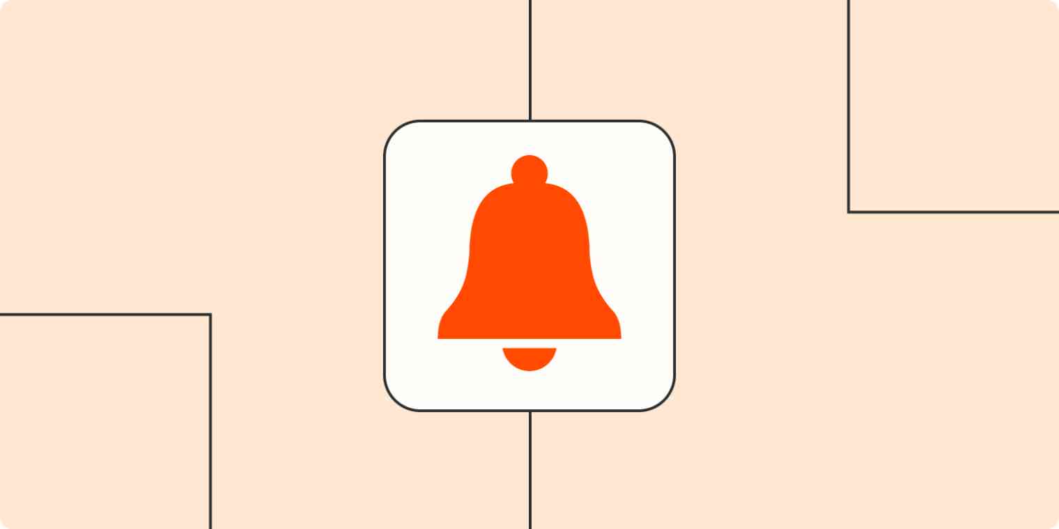 A bell icon