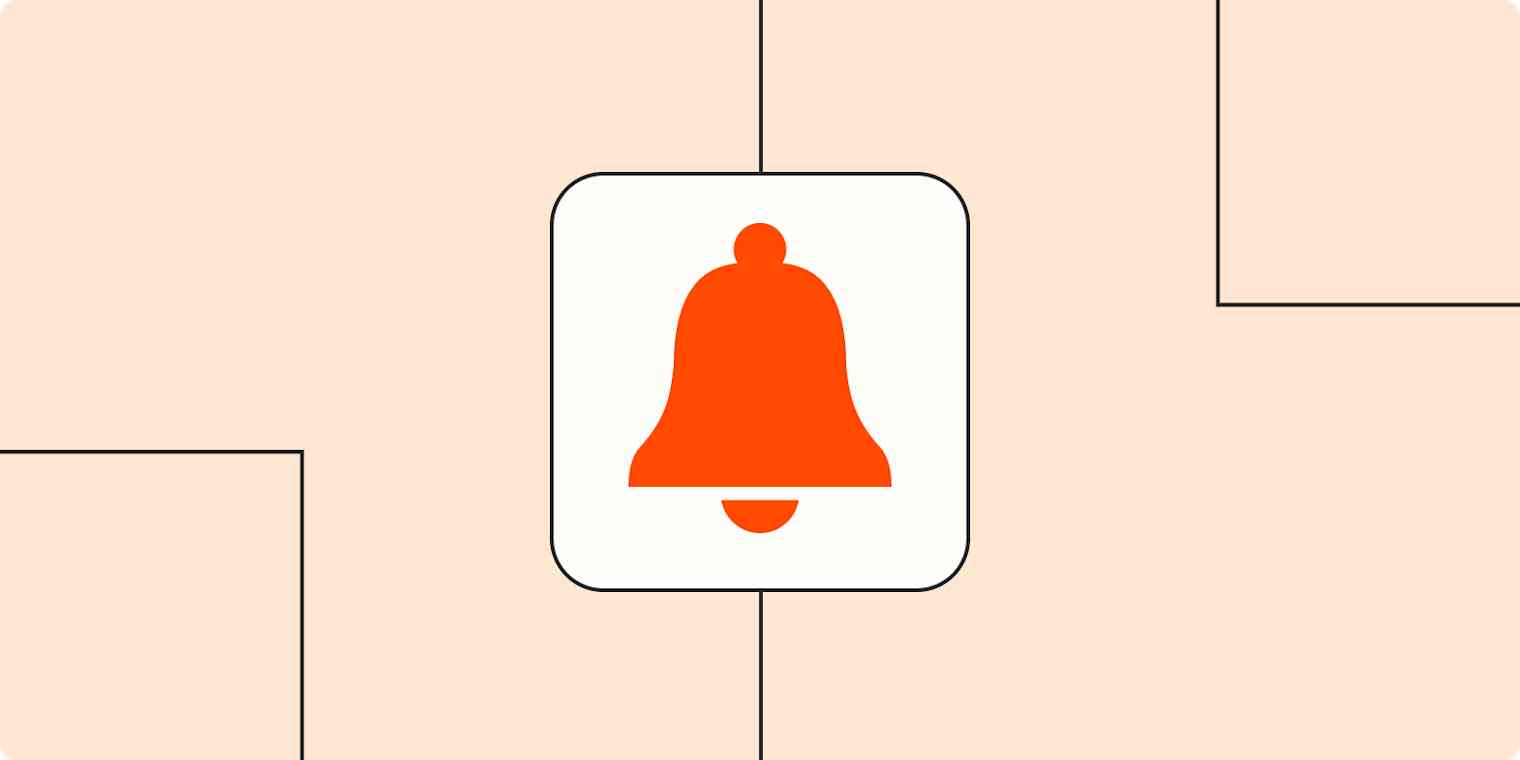 A bell icon