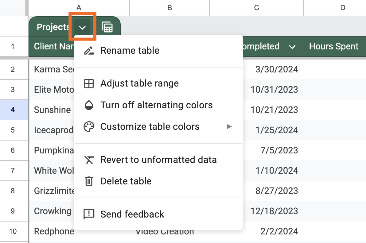 How To Make A Table In Google Sheets | Zapier